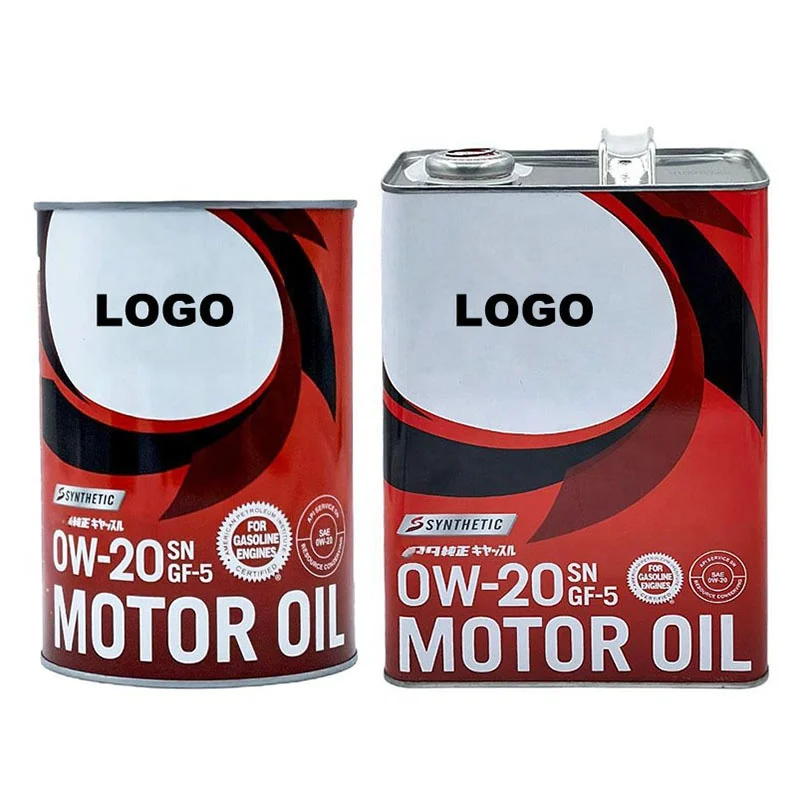 Japan Fully Synthetic Motor Engine Oil Brand Lubricants Engine Change 5W-40 0W20 Engine Oil for Toyota 5E