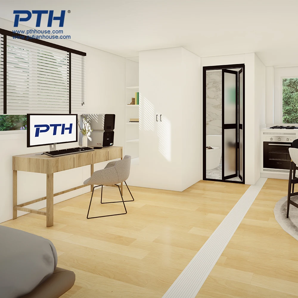 PTH Modular Prefabricated House Balcony Tiny House Detachable Container Homes Prefab Houses