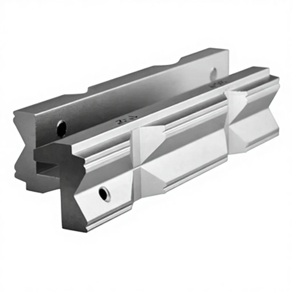 TEBAK 2PCS CNC Milling V-Type Hard Jaws Fixture V-Clips 4 Inch 5 Inch 6 Inch Steel Aluminum Alloy Fixture Jaws