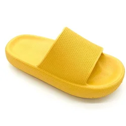 Сандалии 2021Net для мужчин и женщин, толстая подошва, платформа, пляжные тапочки, шлепанцы оранжевого цвета yeezy, детские тапочки, с коробкой