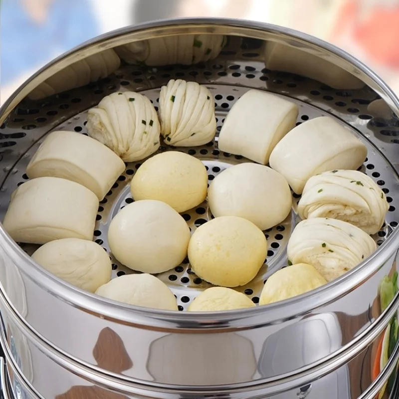 Electric Steamer Double Layer Three Layer Six Layer Momo Steamer Gyoza Siomai Steamer Electric