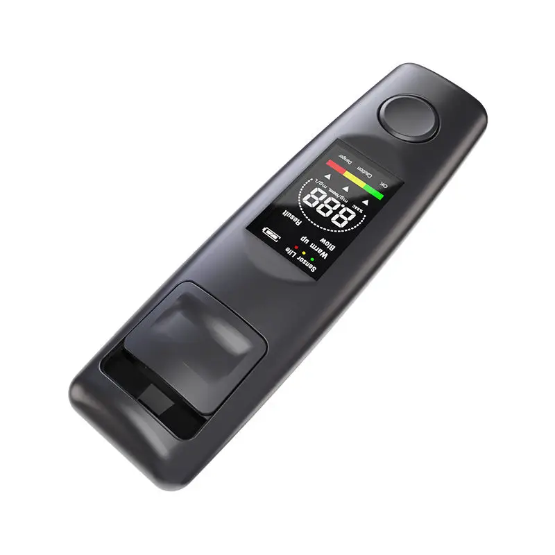 Dropshipping Professional Accurate Detection Small Handheld Digital Breathalyzer Portable Breath Alcohol Tester for Car Drivers