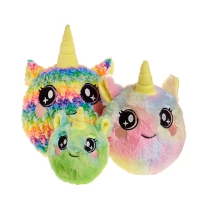 Factory New Custom Mini Fat Unicorn Ball Stuffed Toy Soft Animal Design with PP Cotton Filling Cute Plush Toy