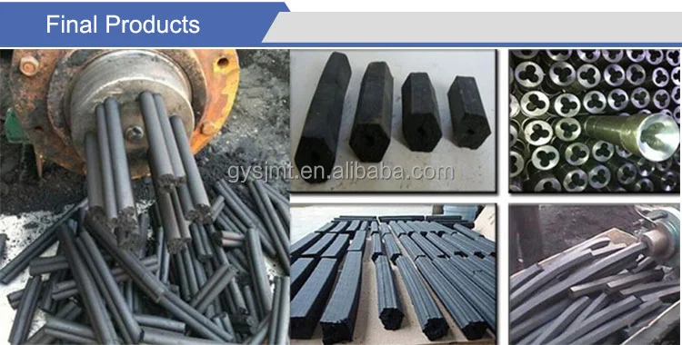 Gold Performance Manual Charcoal Briquette Machines Sticks Charcoal Extruder Machines Activated Sawdust Charcoal Briquette Maker