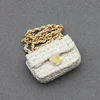 One-shoulder incense cloth bag white