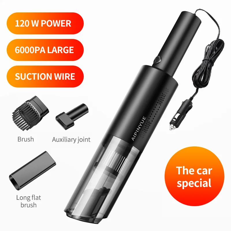Portable Car Vacuum Cleaner Wet Dry Dual Use Powerful Rechargeable Home