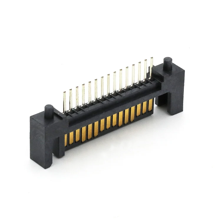 High Quality Sata Power PCB Connector 180Degree Dip SATA 15P Male Connector