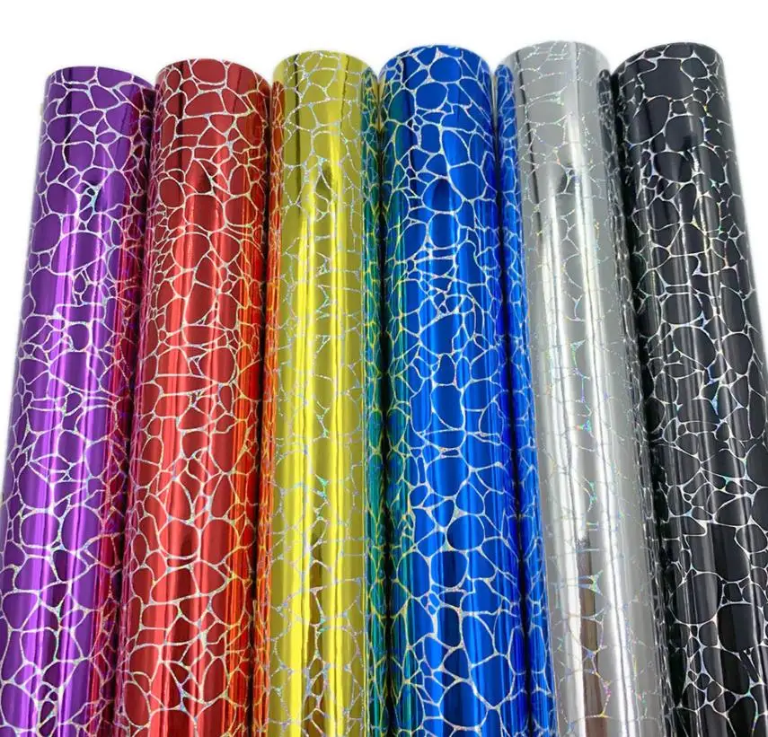 Pvc 12" X 12" Permanent Holographic Adhesive Vinyl Roll