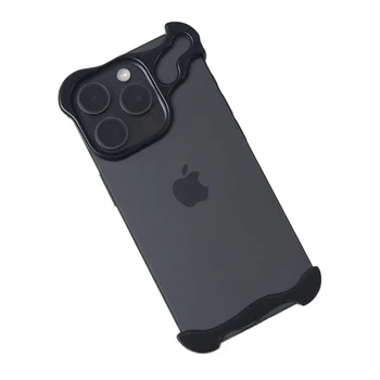 2024 New Fashion Gradient TPU Metal Mobile Phone Cases for iPhone 14 13 12 14 Pro Max