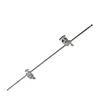 Barra transversal de 128 cm con cabezal