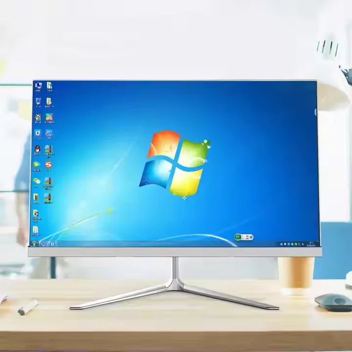 2026 New Arrival 24 Inch All in One Computer 4G/8g/16g  I3 I5 I7 Strong CPU All in One Desktop Computer