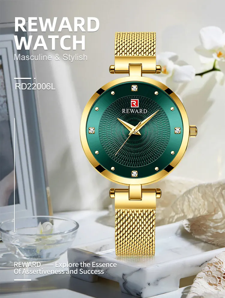Wristwatches Design REWARD VIP Business Watches For Men Stainless Quartz  Waterproof Chronograph Luminous Sport Wrist Watch 230307 From Shen84,  $12.11 | DHgate.Com