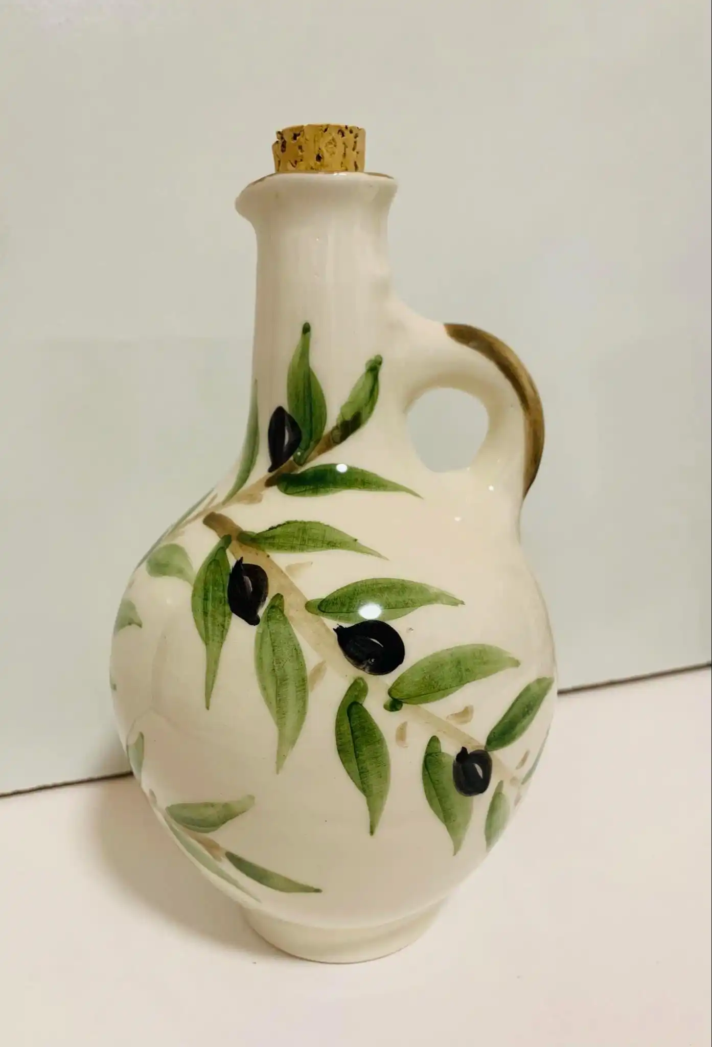 ANCIEN FLACON TABATIERE En Ceramique Peinte A Decor Floral Chinois EUR