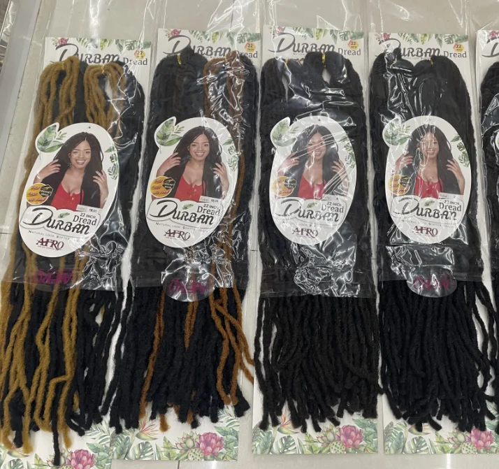 Wholesale Soft Dread Locks Crochet Synthetic Hair Extension 22inch - Main Image
