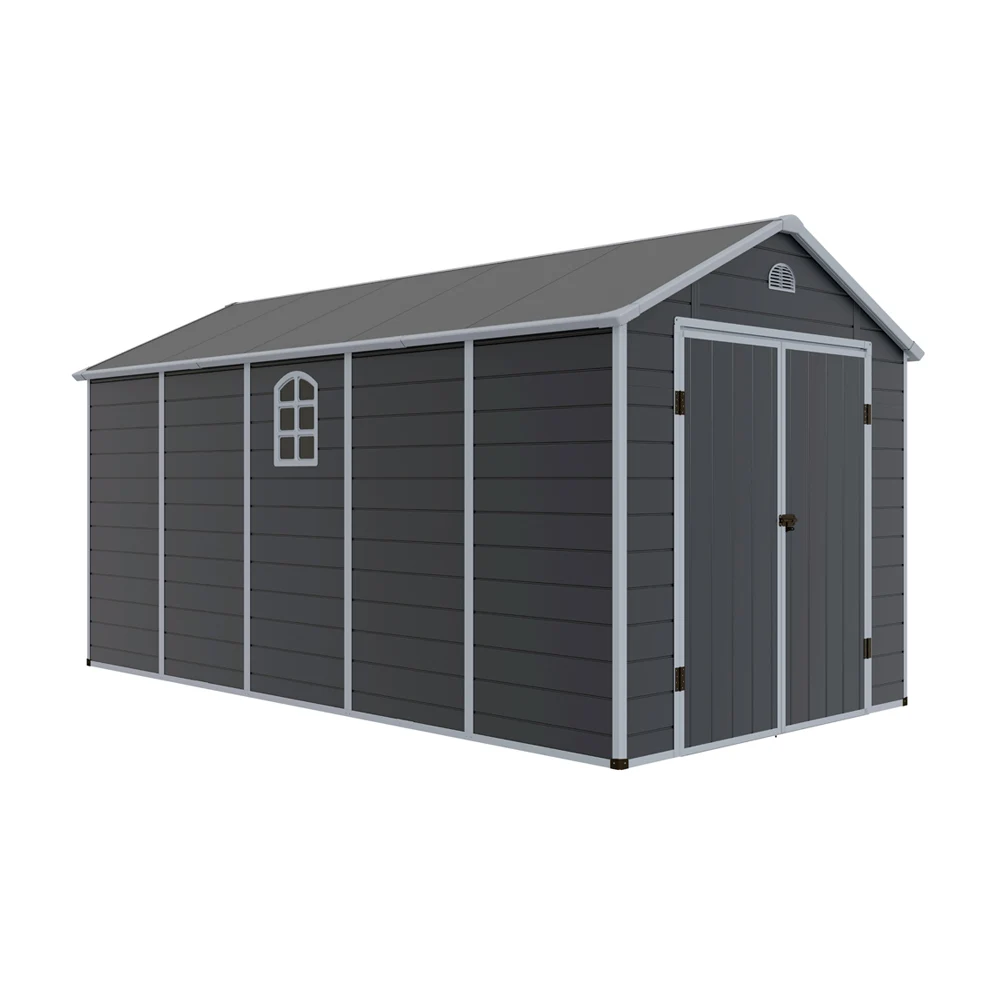 Popular Large Outdoor Plastic Shed 8x15 Resin Garden Storage Organizer