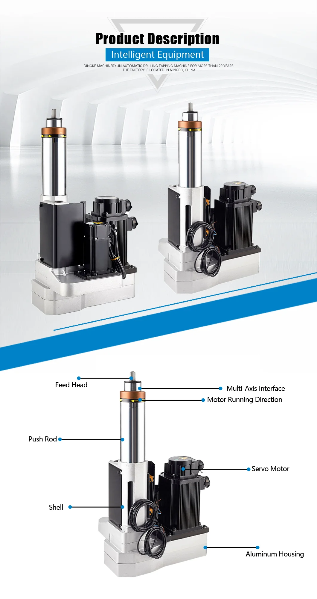 Fast Speed PLC Control Tapping Head Unit - Precision Drilling