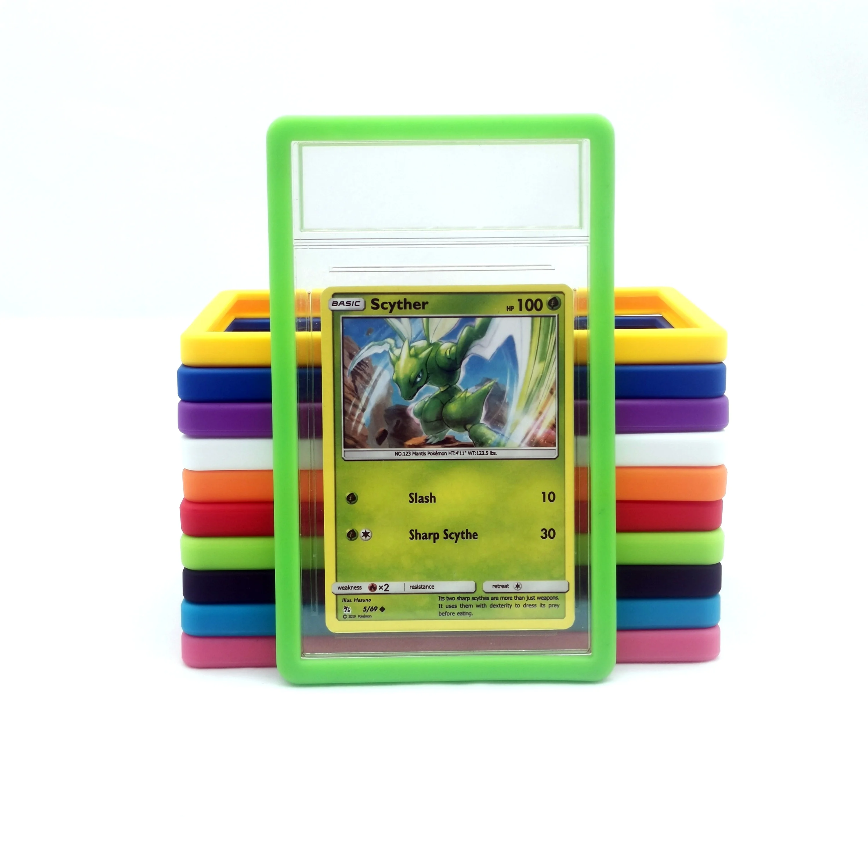 Rigid Slab Guard Graded Card Slab Bumper Protector for pokemon Card