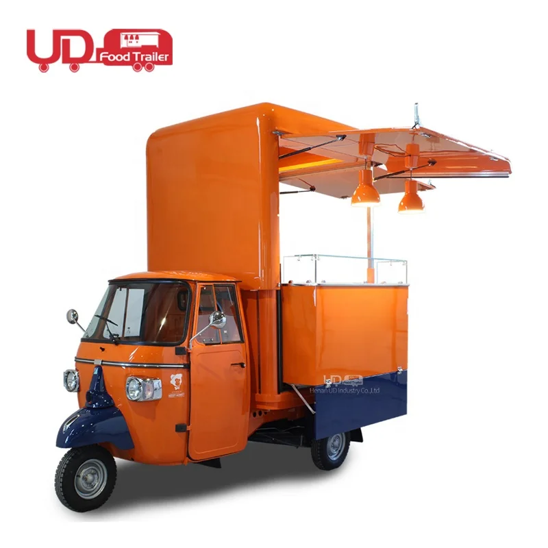 Electric Tricycle Food Truck Mobile Ice Cream Coffee Van