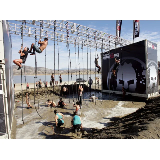Ninja Obstacles Course Spartan Race Aluminum Truss Structure