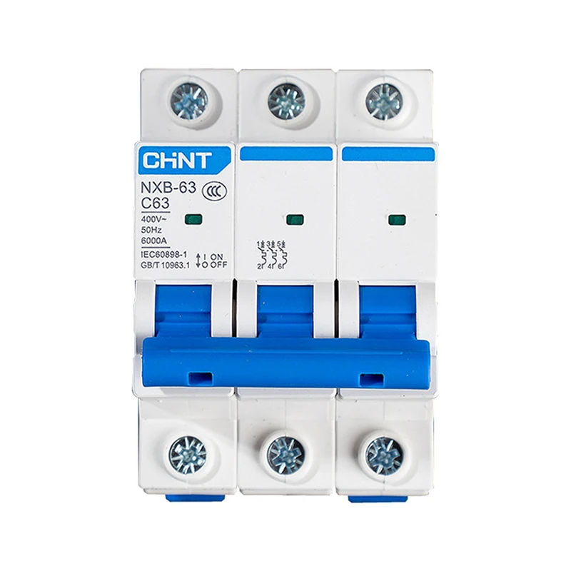 Chint Factory Professional 3P Mini Circuit Breaker MCB-DZ47 NXB-63