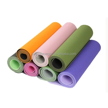 Wholesale Gym Accessories ECO Friendly Hot Selling PU Rubber OEM Customized Color LOGO Yoga Mat
