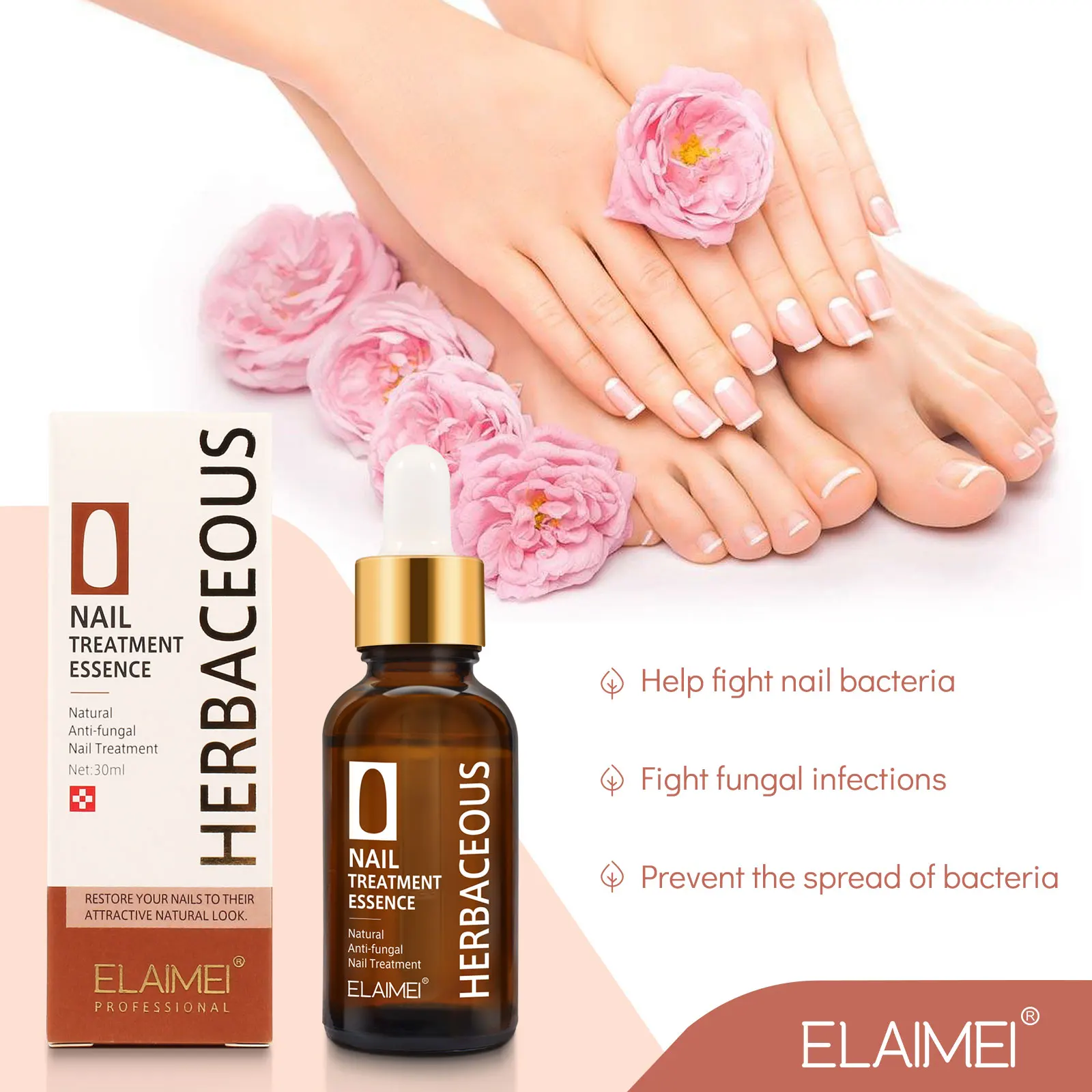 Elaimei Anti Fungal Nutrient Solution Toenail Fungus Nail Treatment Oil