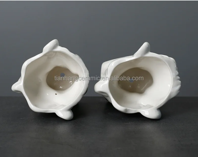 Modern Creative head ceramic black white face home decoration flower arrangement vase.jpg