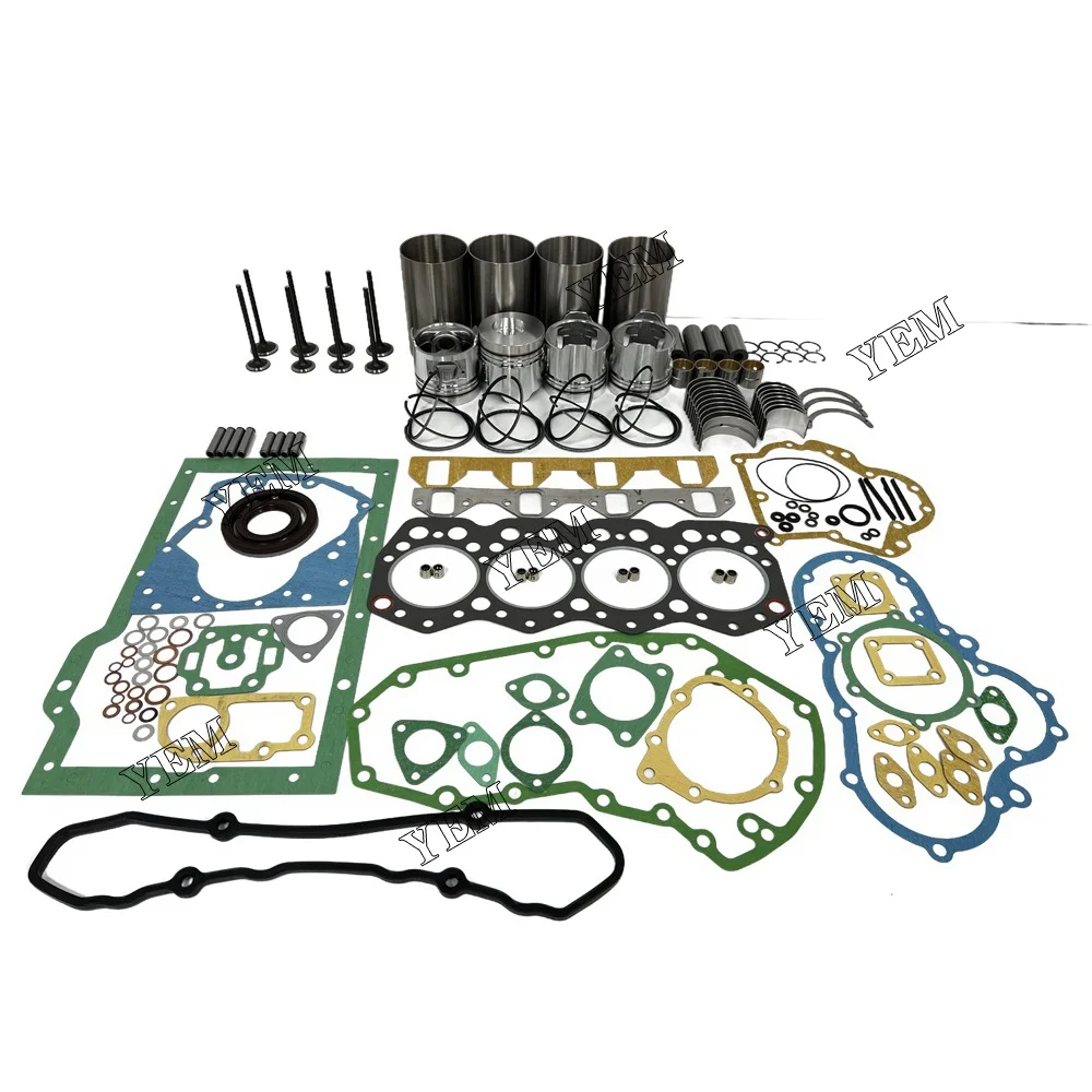 Overhaul Kit With Valves Fit for Mitsubishi S4F Engine 6