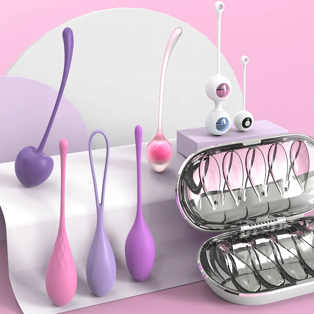 S-HANDE Bola de Kegel Soft silicone balls kegel exercise vaginal balls set for women silicone kegel balls exercise vagina-888054