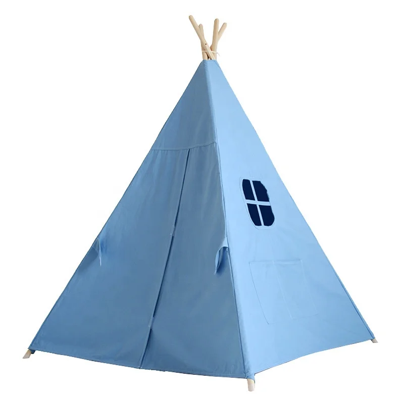 high quality cotton canvas kids tent play teepee tent house