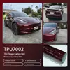 7002-TPU ลายดอกไม้ คาร์บอน แดง