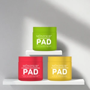 Korean Skin Care Hydrating Cotton Facial Pads Gentle Exfoliating Salicylic Acid Pore Pads Natural Soothing Toner Pads For Face