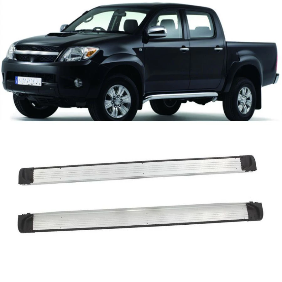 Running Boards for Toyota Hilux 2007-  Side Step SUV Accessories Auto Spare Body Parts Foot Step Pedal Sliver