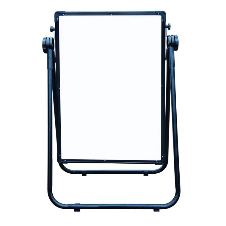 90x60cm Double-Sided 60x90 cm Mobile Flipchart Whiteboard With Folding Stand