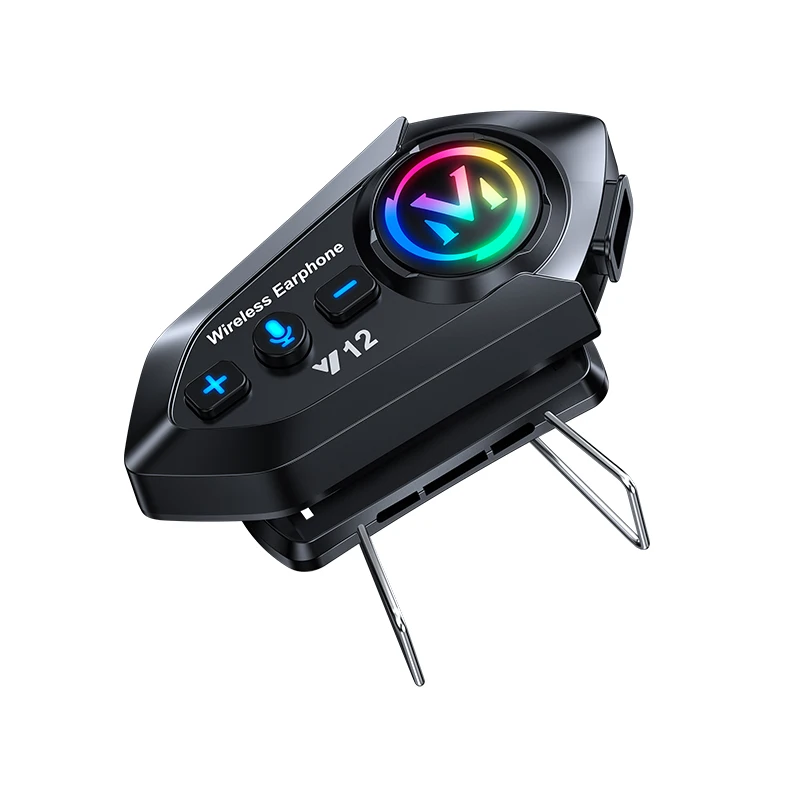 Y12 FM Radio Motorcycle bluetooth Headset Football Ski Helmet Headset With Microphone