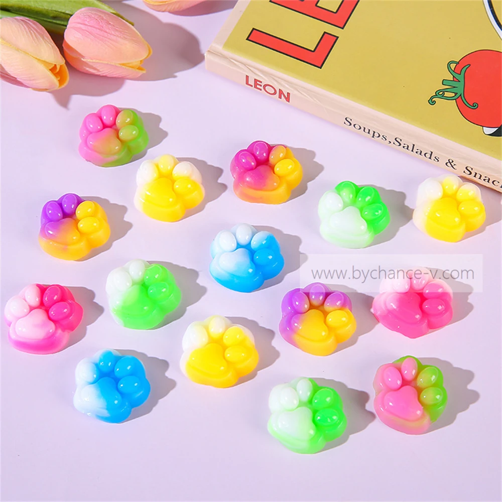 Wholesale Cheap Toys for Party Favors and Holiday Goodie Bag Filler Squishy  Cats Paw Inexpensive Gacha Toy