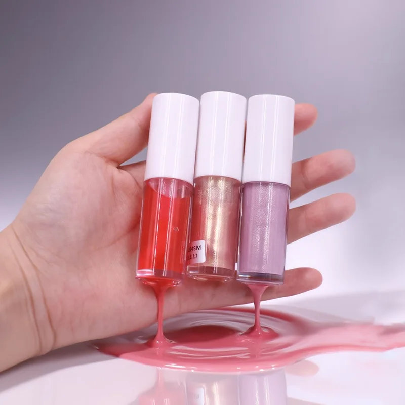 Private Label Colorful Transparent Plumping Lip Stain Gloss Moisturizing Non-sticky Lip Glow Oil supplier