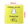 Adhesivo de escritorio de Snapchat
