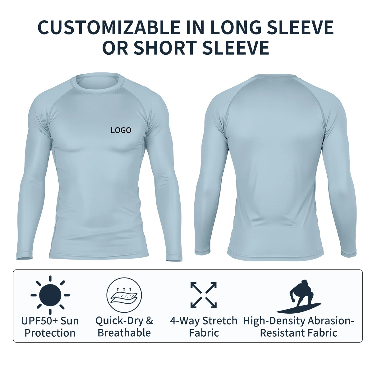 맞춤형 남성용 래시 가드 고품질 BJJ MMA 남성 래시가드 UPF 50+ 자외선 차단 기능의 빠른 건조 서핑 수영 래시 베스트