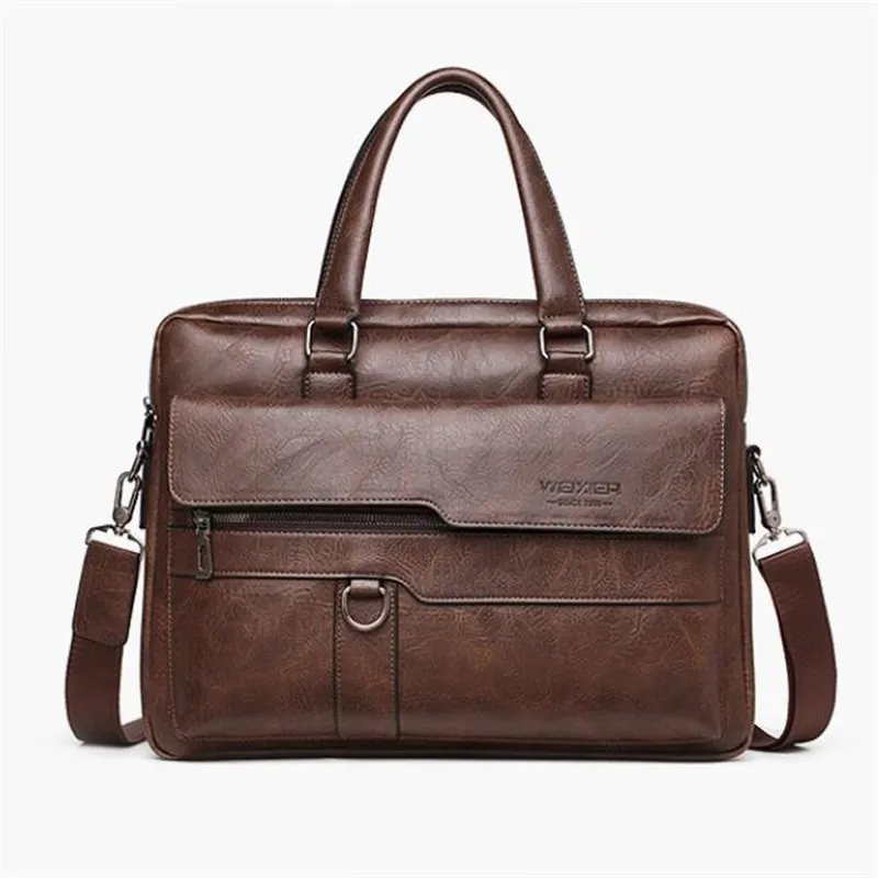 High Quality Pu Leather Handbags Briefcase Handbags Locks Men Men ...