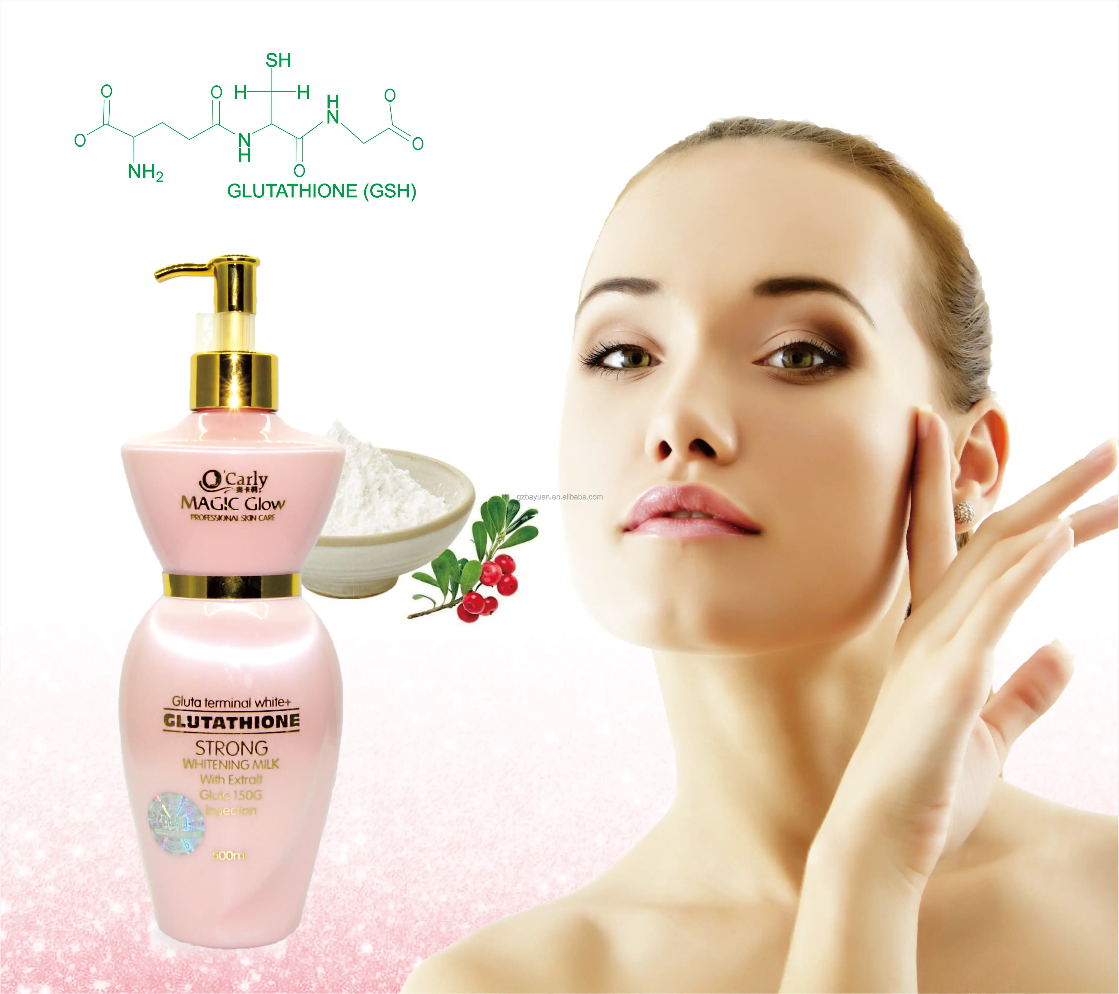 magic glow glutathione strong whitening milk GLOW EASY BODY MILK/LOTION 500ML main image 1