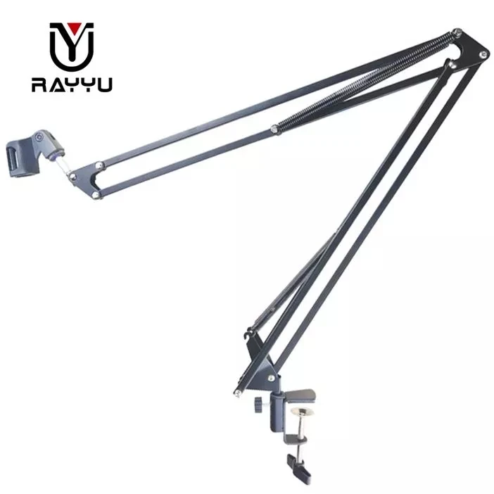 Профессиональная регулируемая настольная подставка для микрофона