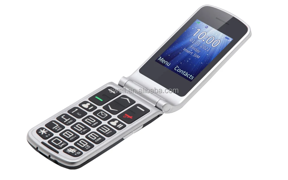 Uniwa G Lte Inch Mini Mobile Phone Big Button Flip Feature Phone