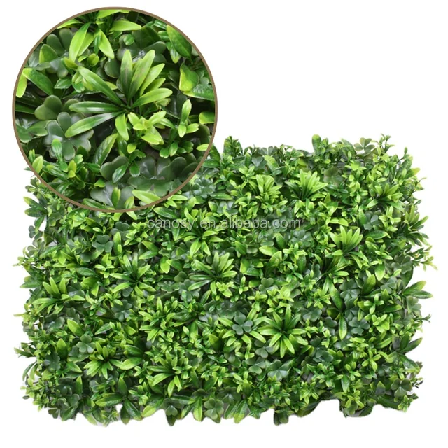 Artificial Maple Leaves Foliage Plant Plastic Foliage Grass Mat Green Plant Wall Artificial Ivy Wall