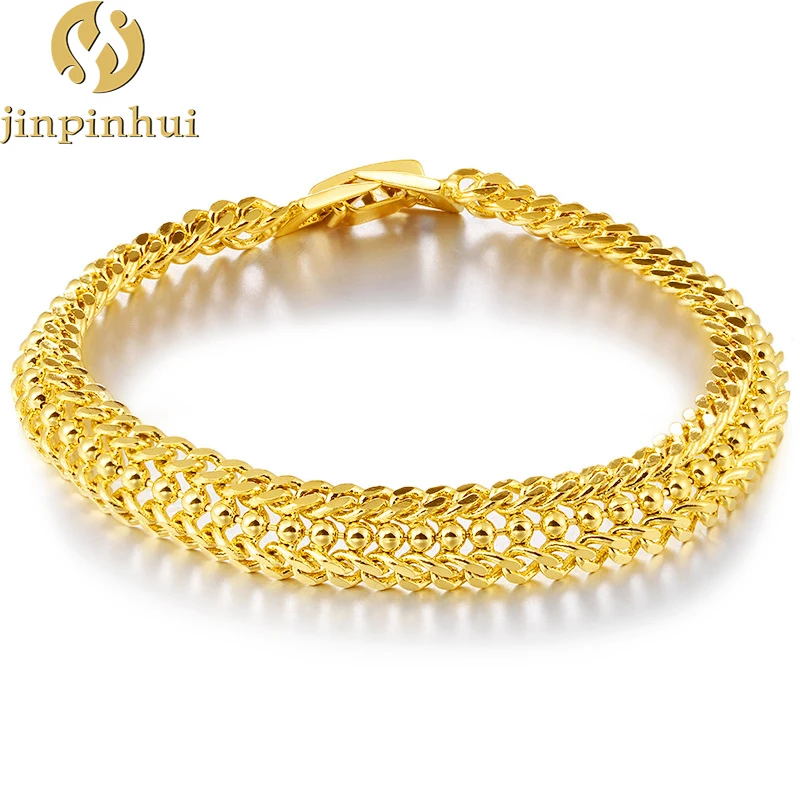 Jinhui Gelang Rantai Emas 24 Karat Perhiasan Kreatif Tebal Kepribadian Pasangan Berlapis Emas Besar Buy 24 Karat Gelang Emas Gelang Dubai Gold Perhiasan Gelang Fancy Chain Gelang Untuk Anak Perempuan Product On Alibaba 