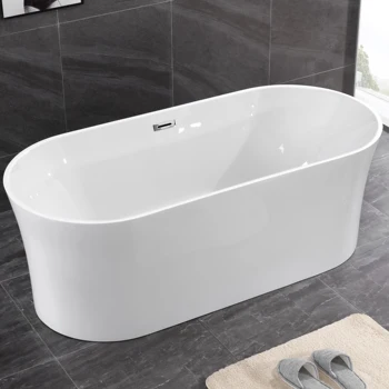 Luxury Seamless joint design Shower Combo freestanding Acrylic Bathtubs
