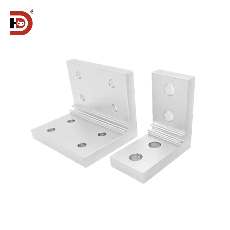 55 High Vertical Corner Code Fixing Parts, Aluminum Profile Accessories, Connecting Brackets, Extruded Corner Code Fasteners factory