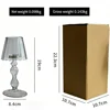 Gray Twisted Table Lamp Candle Holder