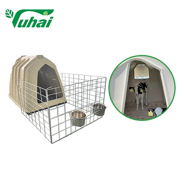 Landbouwapparatuur Hoogwaardig Plastic Kalverhok Koe Comfortabel Veehuis Rotomolding Kalverhok Voederen van Dieren