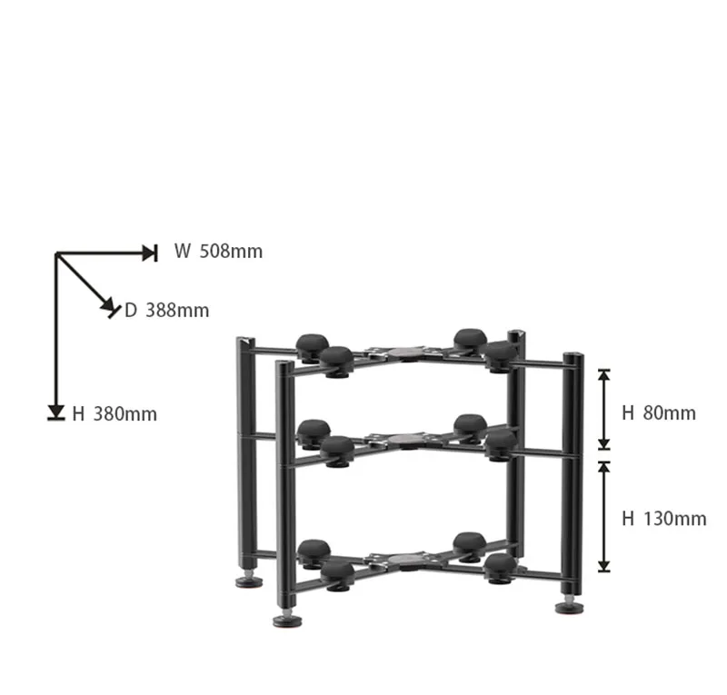 Fell Audio Amp - HIFI Audio Amplifier Amp Decoder Frame Rack